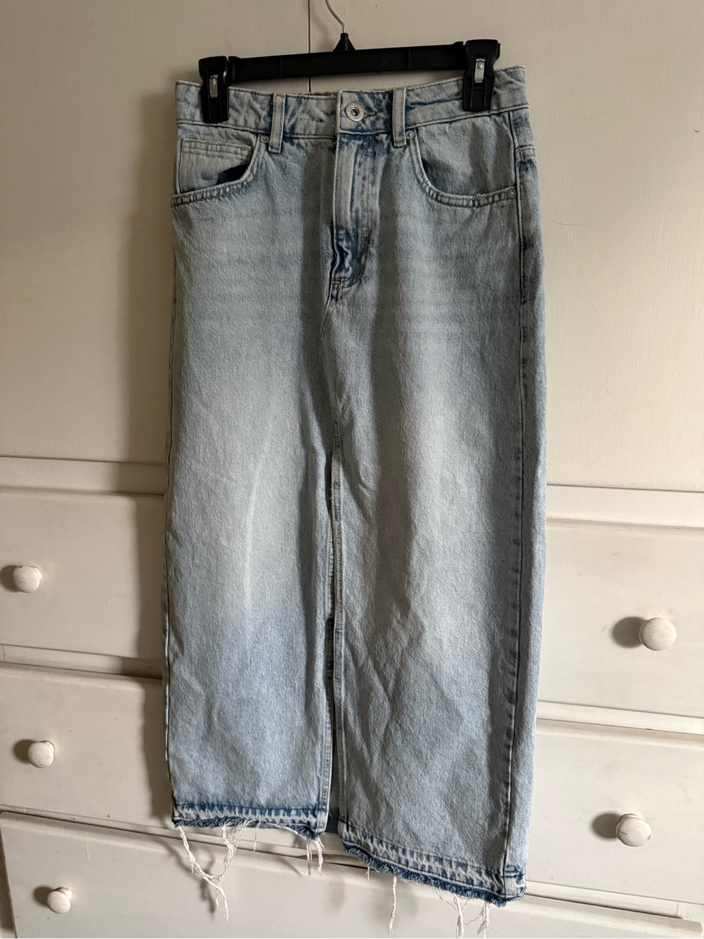 Pull&Bear Light Blue maxi skirt